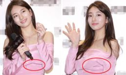 Suzy (Miss A) lộ váy 'bùng nhùng' vì đã 'lép' còn ham hố mặc đồ quây