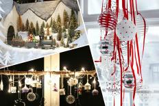 Những ý tưởng trang trí Giáng sinh cho cửa sổ đẹp lung linh 