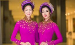 Hoa hậu Thùy Dung tái xuất thon gọn hội ngộ đàn em Mỹ Linh