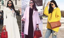 Phạm Hương sang chảnh hết nấc với kho túi Dior 'khủng'