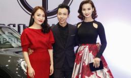 Ca sĩ Nhật Thủy hội ngộ Lã Thanh Huyền tại show diễn của Den Nguyen