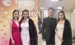 Khổng Tú Quỳnh khoe sắc cùng các nghệ sĩ Hồng Kông tại lễ trao giải TVB