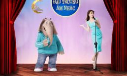 Ngọc Trinh sành điệu đủ kiểu với 'Đấu trường âm nhạc'