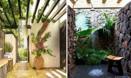 Những mẫu phòng tắm đẹp và gần gũi với thiên nhiên