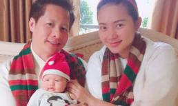 Phan Như Thảo hạnh phúc đón Giáng sinh cùng chồng con