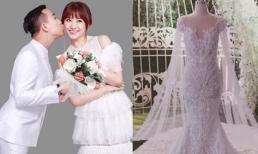 Cận cảnh chiếc váy cưới lộng lẫy của Hari Won