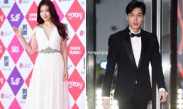 Lee Min Ho và Park Shin Hye 'làm nóng' thảm đỏ SBS Drama Awards