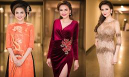 Hoa hậu Diễm Hương rực rỡ đầy cuốn hút khi làm MC