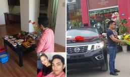 Tin sao Việt mới 9/1: Vợ chồng Khánh Thi Phan Hiển tậu nhà mới, Minh Tiệp khoe xế hộp được tặng