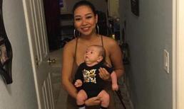 Thảo Trang 'xấu lạ' khoe con trai lai Tây 1,5 tháng tuổi cực đáng yêu