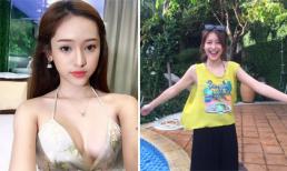 Hot girl và hot boy Việt 11/1/2017: Thúy Vi khoe vòng một gợi cảm, Khả Ngân vui đùa ở gần hồ bơi