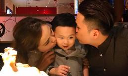 Vợ chồng Hoa hậu Diễm Hương tổ chức sinh nhật cho con trai
