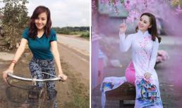 Hot girl và hot boy Việt 12/1/2017: Bà Tưng mặc đồ giản dị đạp xe đi dạo, Quỳnh Kool duyên dáng trong tà áo dài