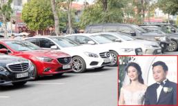 Dàn xế khủng khiến nhiều người 'choáng váng' trong đám cưới Hoa hậu Thu Ngân