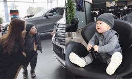 Con trai Ly Kute đáng yêu khi đi chơi cùng mẹ dịp cuối năm