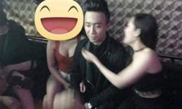 Thực hư việc Trấn Thành thân thiết với hai cô gái mặc gợi cảm trong quán bar