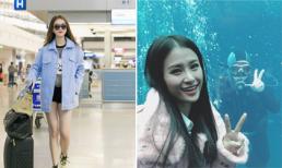 Tin sao Việt mới 21/1: Ngọc Trinh lên đường đi Hawaii, Đông Nhi khám phá thủy cung