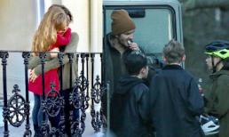 Victoria đăng ảnh âu yếm Harper, David Beckham đưa các quý tử đi đạp xe