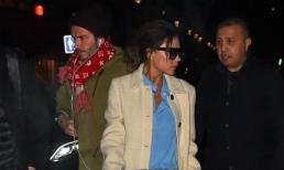 David Beckham 'mặt khó đăm đăm' sánh đôi bên bà xã Victoria