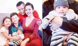 Hé lộ những hình ảnh đầu tiên về con thứ 3 của Hoa hậu Jennifer Phạm