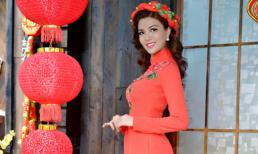 Trương Mi Ngọc đẹp tỏa hương trong sắc xuân nồng nàn