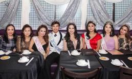 Dàn hoa hậu, á hậu, Nam vương của Minh Chánh Entertainment tổ chức tiệc mừng chiến thắng