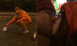 Vợ chồng Đan Lê bắn pháo hoa, hôn nhau đắm đuối ở CH Czech