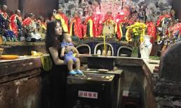 Phi Thanh Vân mặt đượm buồn lặng lẽ mừng thôi nôi con trai sau ly hôn