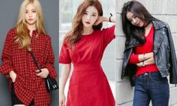 Cách mix trang phục với gam màu đỏ may mắn cho ngày đầu năm