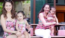 'Mỹ nhân gợi cảm nhất Philippines' toàn dát đồ hiệu cho con gái
