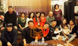 Hình ảnh Huỳnh Hiểu Minh và Angela Baby quây quần 2 bên nội ngoại dịp năm mới 