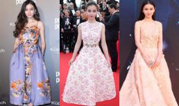 Angela Baby và những lần diện váy hoa duyên dáng như công chúa