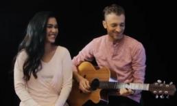 Chồng Tây hát 'Tình thôi xót xa' siêu dễ thương tặng Phương Vy Idol