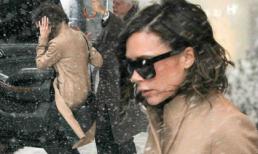 Victoria Beckham 'điêu đứng' khi gặp phải trận bão tuyết lớn ở New York 