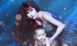 Phi Thanh Vân chụp ảnh kỷ niệm sinh nhật đầu tiên của con trai Tấn Đức 