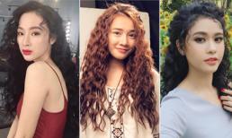 Xu hướng làm tóc xù mì giống mỹ nhân Hàn Sulli 'lây' sang nhiều sao Việt