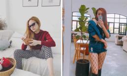 Hot girl và hot boy Việt 12/2/2017: Dáng ngồi 'bá đạo' của Thúy Vi khi đan len, Bà Tưng tự nhận mình ngoan