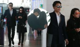 Lý Băng Băng thoải mái ôm ấp 'phi công trẻ' ở sân bay 