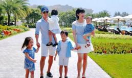 Vợ chồng Lý Hải và Minh Hà hạnh phúc đưa 4 con đi du lịch