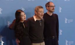 Đạo diễn già tình tứ ôm eo Kim Min Hee tại Liên hoan phim quốc tế Berlin 