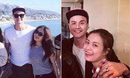 Vĩnh Thụy và Hoàng Thùy Linh hạnh phúc bên nhau ở Mỹ