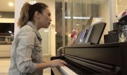 Mỹ Tâm tự đệm piano hát 'Phía sau một cô gái' 'đốn tim' fan