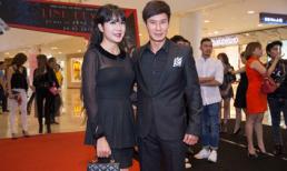 Bị nghi mang bầu lần 5, bà xã Lý Hải diện đầm ôm rạng rỡ tới sự kiện