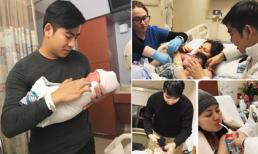 Xem những hình ảnh này để thấy chồng Ngọc Lan khéo chăm con, chiều vợ đẻ như thế nào