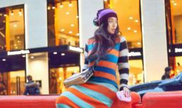 Phạm Băng Băng hóa cô nàng 'tắc kè hoa' khi xuống phố 	