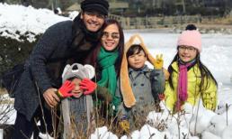 MC Phan Anh đưa vợ và 3 con du hí Hàn Quốc