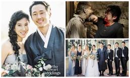 Sao phim 'Xác sống' khoe ảnh hạnh phúc trong đám cưới cổ tích