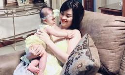 Khoảnh khắc thiên thần của Á hậu Diễm Trang khi vui đùa bên con gái