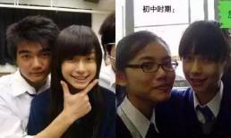 Bà xã Huỳnh Hiểu Minh lại lộ ảnh xấu thời Trung học