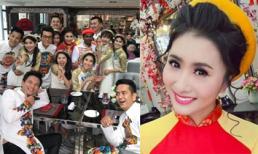 Dàn sao 'Cổng mặt trời' quậy tưng bừng trong ngày cưới của diễn viên Nguyệt Ánh